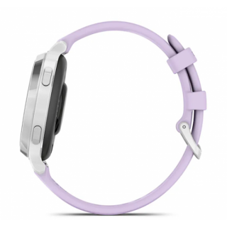 Умные часы Garmin Lily 2 Active серебряного цвета с фиолетовым ремешком (010-02891-01)
