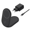 Беспроводное зарядное устройство Belkin Magnetic Foldable Wireless Charger с Qi2 15W (WIB007vfBK) Black