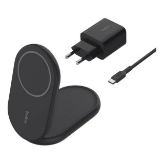 Беспроводное зарядное устройство Belkin Magnetic Foldable Wireless Charger с Qi2 15W (WIB007vfBK) Black