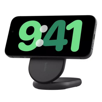 Беспроводное зарядное устройство Belkin Magnetic Foldable Wireless Charger с Qi2 15W (WIB007vfBK) Black