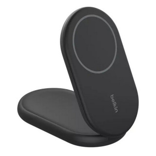 Беспроводное зарядное устройство Belkin Magnetic Foldable Wireless Charger с Qi2 15W (WIB007vfBK) Black