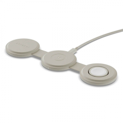 Беспроводное зарядное устройство Satechi OntheGo 3-в-1 (ST-QTG31W) песочный