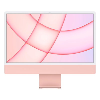 Apple iMac 24" Retina 4,5K, M1 (8C CPU, 7C GPU), 8 ГБ, 256 ГБ SSD, розовый (MJVA3RU/A)
