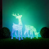 Умная уличная гирлянда Twinkly 3D Reindeer - Doe, RGB+W LED, 70x75 см, 140 светодиодов, IP44 (TW3RD140SPP-TEU)