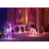 Умная уличная гирлянда Twinkly 3D Reindeer - Doe, RGB+W LED, 70x75 см, 140 светодиодов, IP44 (TW3RD140SPP-TEU)
