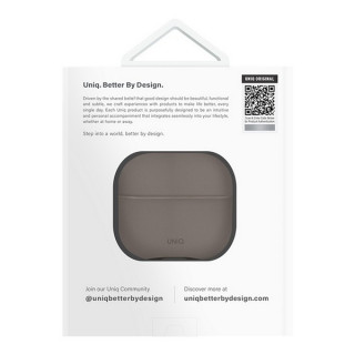 Чехол Uniq Lyden DS для AirPods 4 Flint Grey (AIRPODS(2024)-LYDGRY)