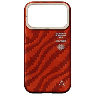 Чехол Airity Bamboo Fiber Case для iPhone 17 Pro Max (Claret Red)
