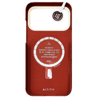 Чехол Airity Bamboo Fiber Case для iPhone 17 Pro Max (Claret Red)