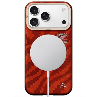 Чехол Airity Bamboo Fiber Case для iPhone 17 Pro Max (Claret Red)