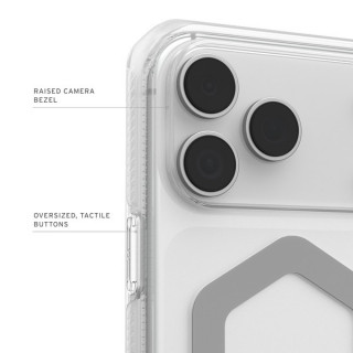 Чехол UAG Plyo Magfit для iPhone 17 Pro Max 6.9" (114530114333) Ice/Silver