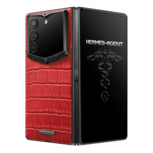 Vertu AlphaFold Alligator Skin (Retro Red)