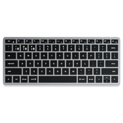 Клавиатура беспроводная Satechi Slim X1 Bluetooth Keyboard Backlit BT (ST-BTSX1M-RU) серый