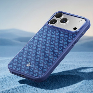 Усиленный чехол Benks ArmorGrid Pro Kevlar Case для iPhone 18 Pro Max/17 Pro Max 6.9" (C.K.FL.AP.BE.B073) Blue