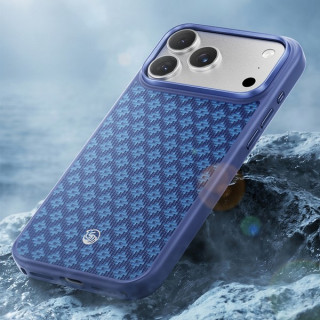 Усиленный чехол Benks ArmorGrid Pro Kevlar Case для iPhone 18 Pro Max/17 Pro Max 6.9" (C.K.FL.AP.BE.B073) Blue