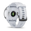 Умные часы Garmin Forerunner 955 Solar с белым ремешком (010-02638-21)