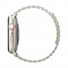Ремешок Uniq Revix reversible Magnetic для Apple Watch 42-44-45 мм (45MM-REVSAGBEG) зеленый/бежевый