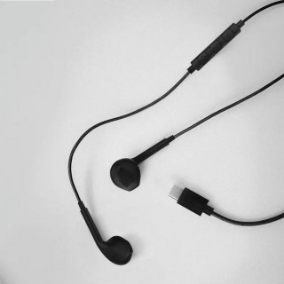 Наушники Powerology Stereo USB-C Earphones 1.2 м (PSTREPBK) Black