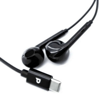 Наушники Powerology Stereo USB-C Earphones 1.2 м (PSTREPBK) Black