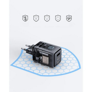 Cетевое зарядное устройство Aukey Comet Mix 67W (PA-C3) Grey