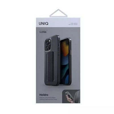 Чехол Uniq Heldro + Band для iPhone 13 Pro (IP6.1PHYB(2021)-HELSMK) серый
