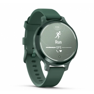 Умные часы Garmin Lily 2 Active цвета Jasper с зеленым силиконовым ремешком (010-02891-02)