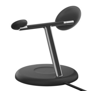 Беспроводное зарядное устройство Belkin BoostCharge 3-in-1 с Qi2 15W (WIZ023vfBK) Black