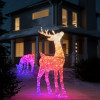 Умная уличная гирлянда Twinkly 3D Reindeer - Stag, RGB+W, 125x65 см, 240 светодиодов, IP44 (TW3RS200SPP-TEU)