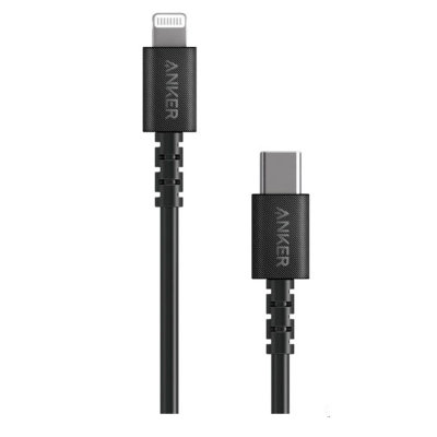 Кабель Anker Powerline Select USB-C - Lightning 0.9м, черный (A8612H11)