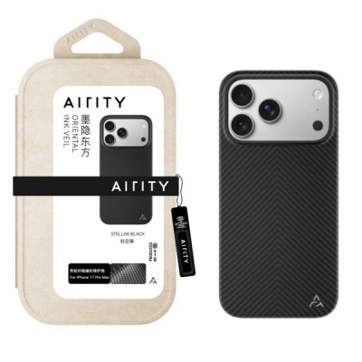 Чехол Airity Oriental Ink Veil Fiber Case для iPhone 17 Pro Max (Stellar Black)