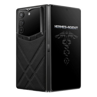Vertu AlphaFold Stitched Calfskin (Iron Black)