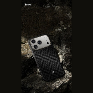 Усиленный чехол Benks ArmorGrid Pro Kevlar Case для iPhone 18 Pro Max/17 Pro Max 6.9" (C.K.FL.AP.BK.B073) Black