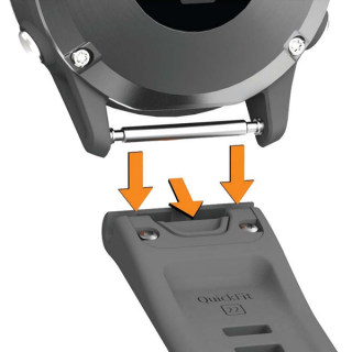 Ремешок силиконовый Garmin QuickFit 22 мм (010-13111-05) гранитно-синий