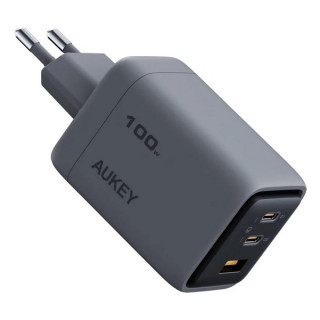 Cетевое зарядное устройство Aukey Comet Mix 100W (AWC-PA-C5G) Grey