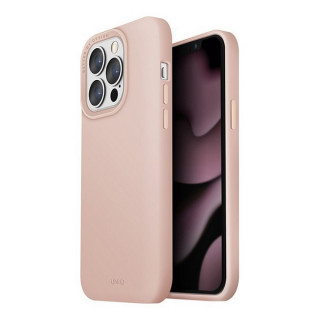 Чехол Uniq Lino MagSafe для iPhone 13 Pro (IP6.1PHYB(2021)-LINOHMPNK) розовый