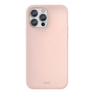 Чехол Uniq Lino MagSafe для iPhone 13 Pro (IP6.1PHYB(2021)-LINOHMPNK) розовый
