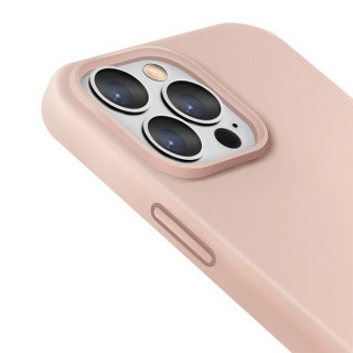 Чехол Uniq Lino MagSafe для iPhone 13 Pro (IP6.1PHYB(2021)-LINOHMPNK) розовый