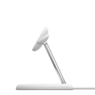 Беспроводное зарядное устройство Belkin BoostCharge 3-in-1 с Qi2 15W (WIZ023vfWH) White