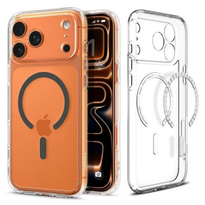 Чехол Spigen Ultra Hybrid (MagFit) для iPhone 17 Pro Max (ACS10283/ACS10036) Clear Graphite