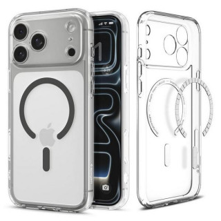 Чехол Spigen Ultra Hybrid (MagFit) для iPhone 17 Pro Max (ACS10283/ACS10036) Clear Graphite
