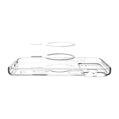 Чехол Spigen Ultra Hybrid (MagFit) для iPhone 17 Pro Max (ACS10283/ACS10036) Clear Graphite
