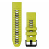 Ремешок силиконовый Garmin QuickFit 26 мм (010-13281-03) Electric Lime/Graphite