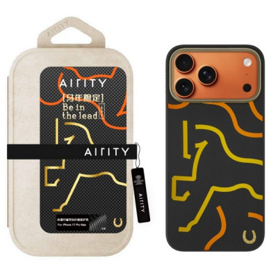 Чехол Airity Horse Aramid Fiber Case для iPhone 17 Pro Max (Black)