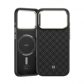 Чехол Benks ArmorGrid ArmorPro Case built with Kevlar для iPhone 17 6.3" (C.K.FL.AP.BK.YB67) Obsidian Black
