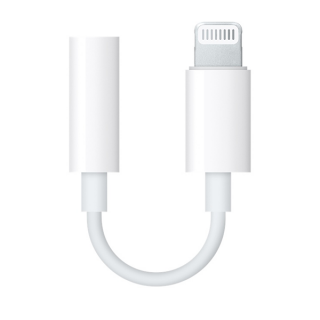 Адаптер Apple Lightning - mini jack 3.5 мм, для гарнитуры и наушников (MMX62ZM/A)