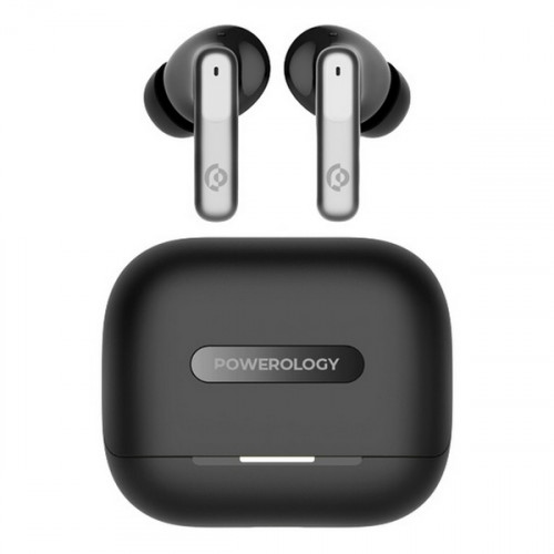 Наушники Powerology Hybrid ANC + ENC True Wireless 6 Mic (PWLAU010-BK)