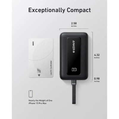 Внешний аккумулятор Anker Powercore Zolo 10000 мАч 30 Вт (A1688H21) белый