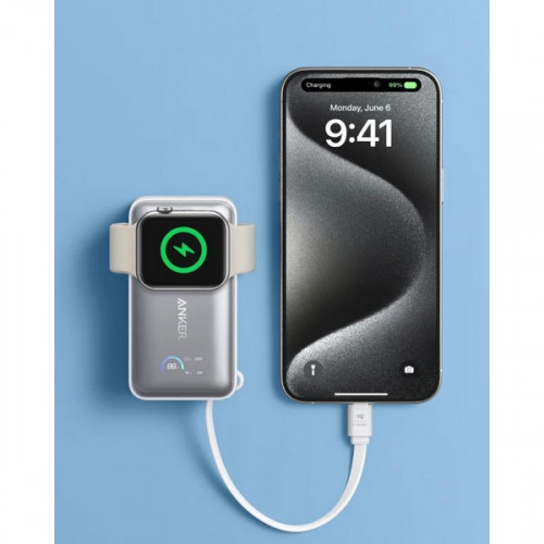 Внешний аккумулятор Anker Power Bank 10000mAh 35W USB C Wireless charging (A1657H11) Black