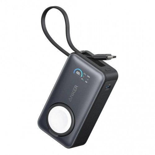 Внешний аккумулятор Anker Power Bank 10000mAh 35W USB C Wireless charging (A1657H11) Black