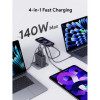 Cетевое зарядное устройство Aukey Comet Mix 140W (AWC-PA-C6G) Grey