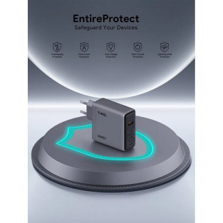 Cетевое зарядное устройство Aukey Comet Mix 140W (AWC-PA-C6G) Grey